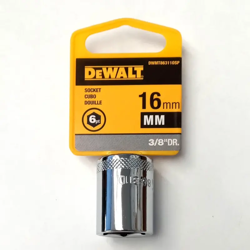 Dewalt 16Mm 6-Point Socket – 3/8-Inch Drive, Professional Grade (Dwmt863110Sp) 1