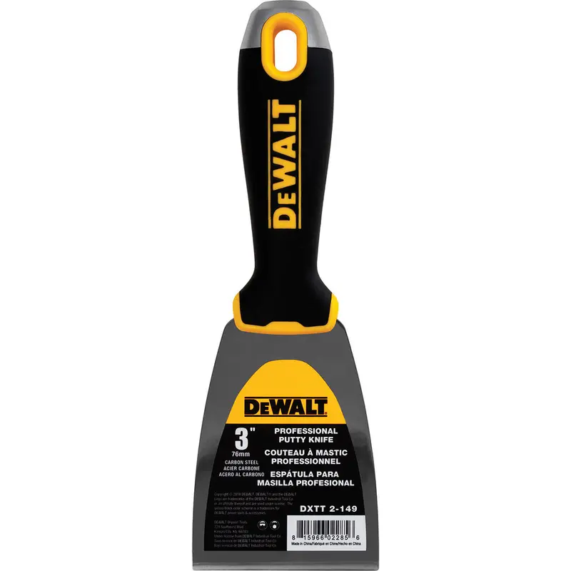 Dewalt Carbon Steel Finishing Knife – Soft-Grip Handle 1