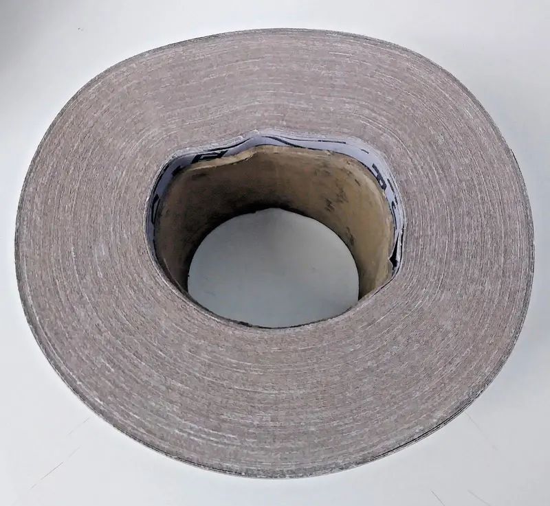 Dewalt Danp124001 3.5-Inch X 50-Yard Roll Of 400-Grit Aluminum Oxide Sandpaper For Metal & Stainless Steel 1