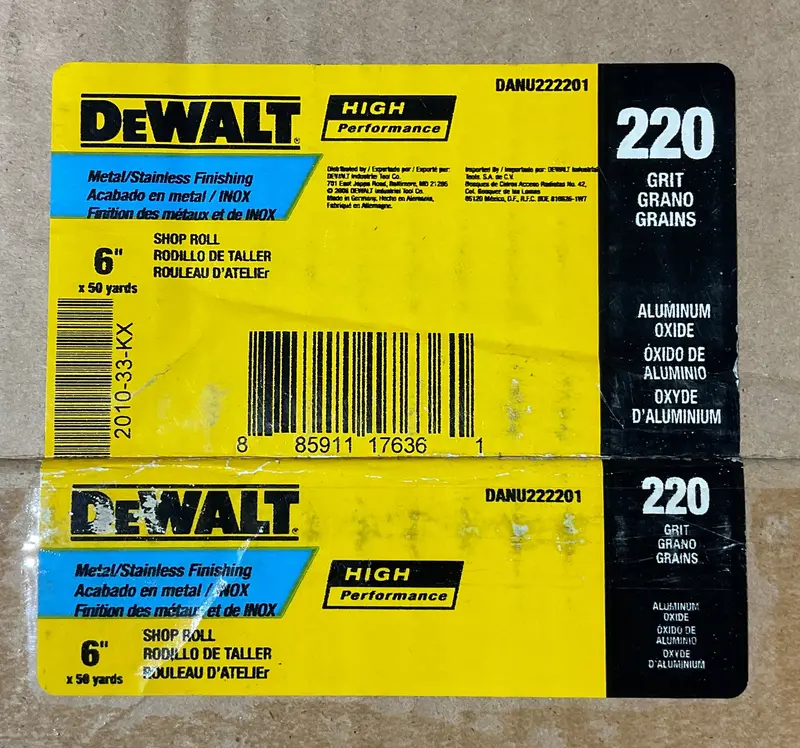 Dewalt Danu222201 Xp Sandpaper Roll – 6" × 50 Yards, 220 Grit 1