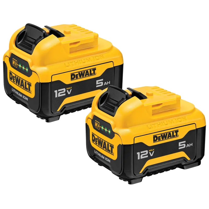 Dewalt Dcb126-2 12V Max 5.0Ah Lithium-Ion Battery Twin Pack 1