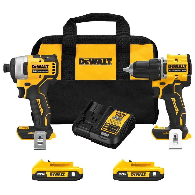 Dewalt Dck225D2 Atomic 20V Max Brushless 2-Tool Starter Set 1