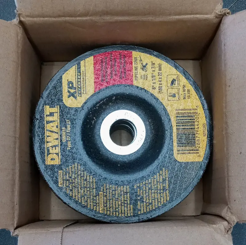 Dewalt Dw8818 Xp Metal-Cutting Grinding Wheel – 6" X 1/8" X 7/8", 10-Pack 1