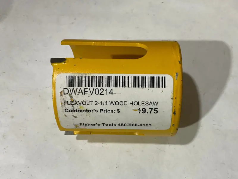 Dewalt Dwafv0214 Flexvolt 2-1/4 Inch Wood Holesaw – Compatible With 60V Max Batteries (#B29) 1