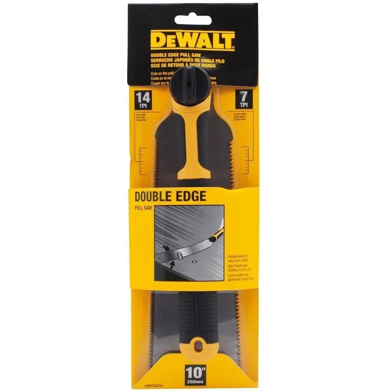 Dewalt Dwht20216 Double-Edge Pull Saw: 10-Inch With Dual 7Tpi & 14Tpi Blades 1