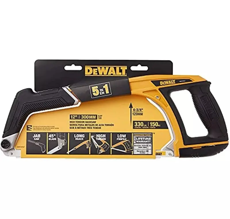 Dewalt Dwht20547L 5-In-1 High-Tension Hacksaw With Adjustable Blade Tension 1