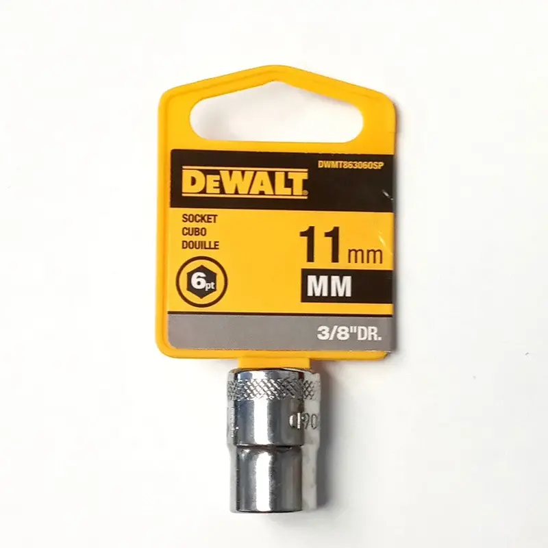 Dewalt Dwmt863060Sp 11Mm 6-Point Socket – 3/8" Drive 1