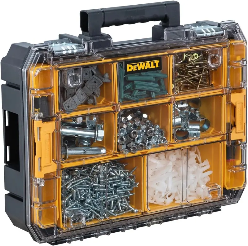 Dewalt Dwst17805 Small Parts Organizer: Compact Tstak Tool Storage Box For Screws & Hardware 1