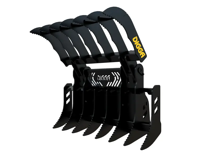 Digga Grapple Rake Attachment For Mini Loaders 1