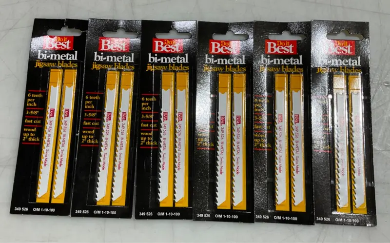 Do It Best Bi-Metal Jigsaw Blade Kit — 6 Tpi, 12-Blade Assortment (6 × 2-Pk) 1