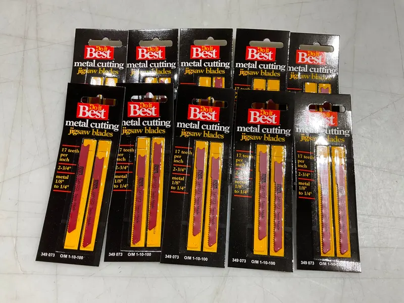 Do It Best Bi-Metal Jigsaw Blades For Metal — 17 Tpi, 20-Blade Set (10 × 2-Pk) 1