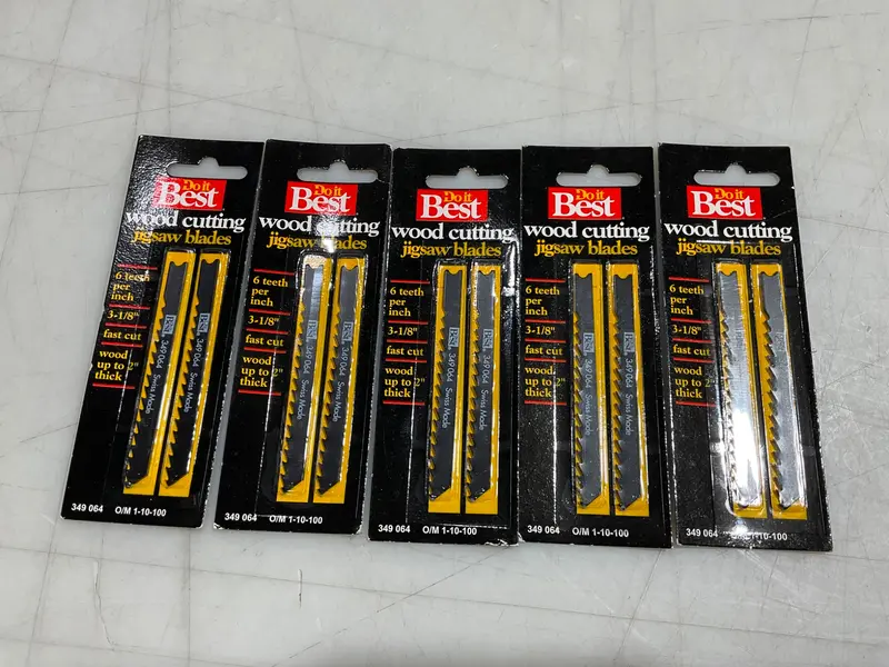 Do It Best Coarse Wood-Cutting Blades — 6 Tpi Jigsaw Blades, 10-Blade Pack (5 × 2-Pk) 1