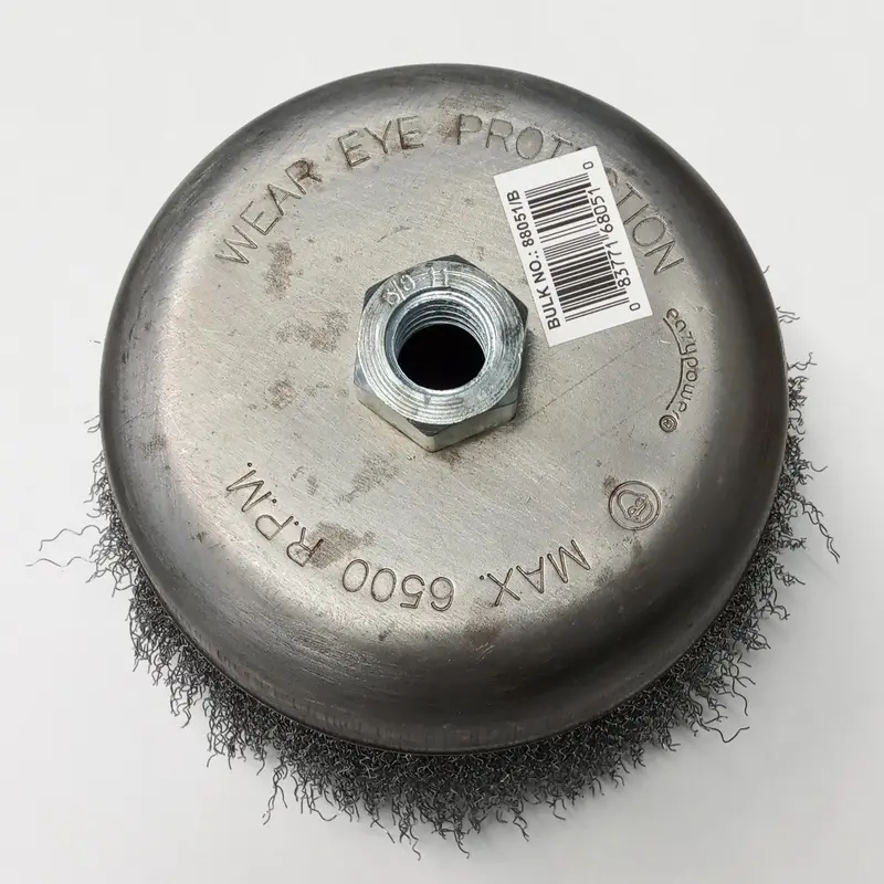 Eazypower 88051 6-Inch Coarse Carbon Steel Wire Cup Brush 1