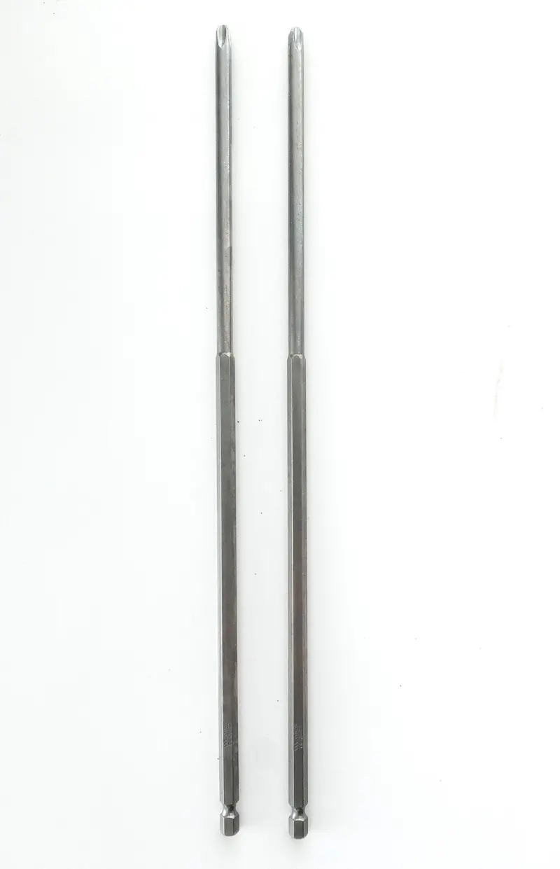 Eazypower Phillips #3 Power Bit Tips — 12-Inch Length (2-Pack) 1