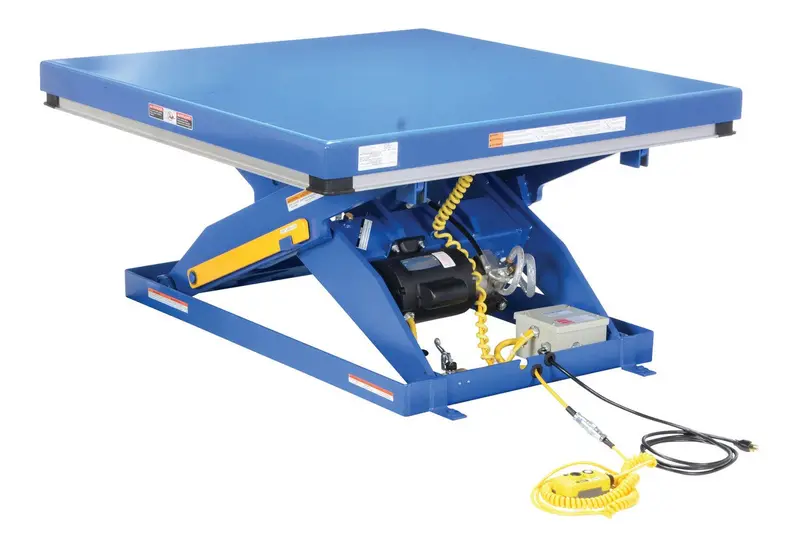 Electric Hydraulic Scissor Lift Table – Partial Stainless Steel Construction 1