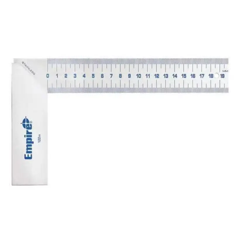 Empire 122 Heavy-Duty True Blue Try Square – Precision-Machined Steel Head 1