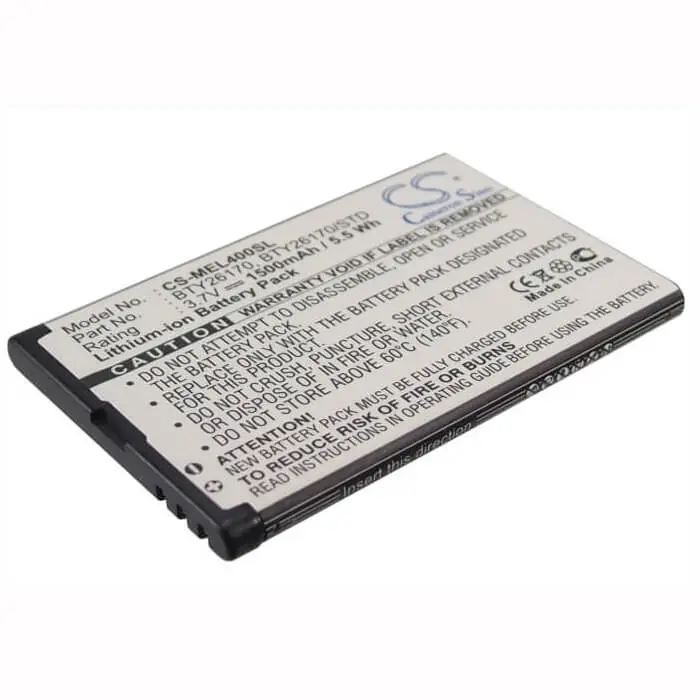 Emporia El400 & Mobistel Smartphone Battery – 3.7V, 1500Mah Li-Ion (5.55Wh), Bty26170 1