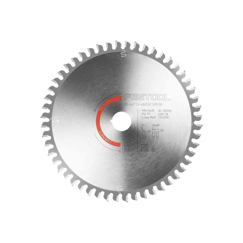 Festool 205773 168Mm Hpl/Laminate Circular Saw Blade – Hardwood Optimized 1