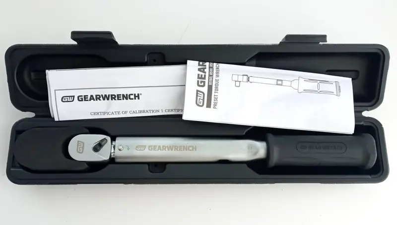 Gearwrench 1/2" Drive Fixed-Head Micrometer Torque Wrench (20–100 N·M / 15–74 Ft-Lb) 1