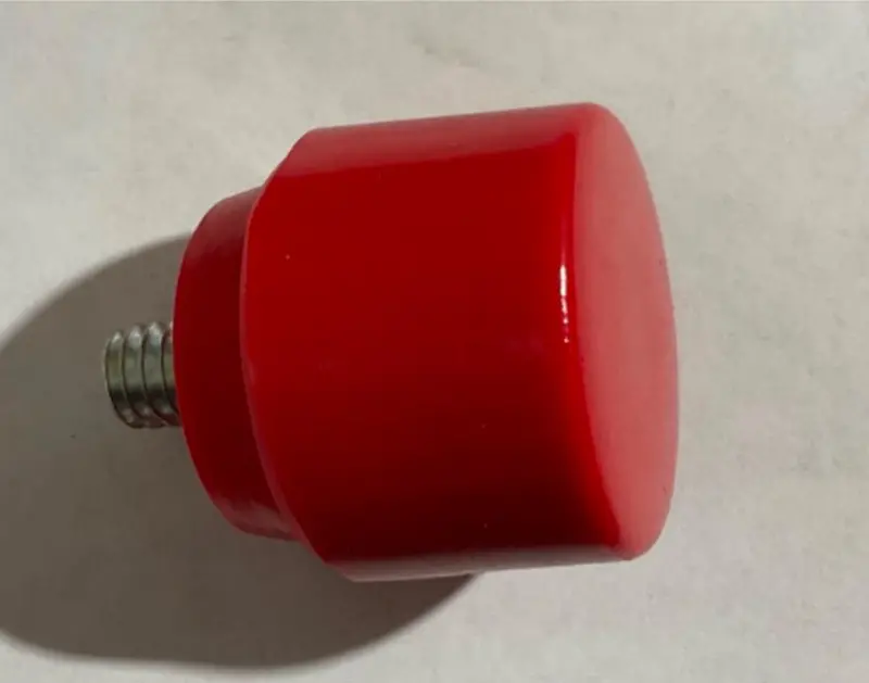 Gearwrench 69-143G 1-Inch Soft-Face Hammer Tip – Red Grip, Non-Marring Impact Tool 1