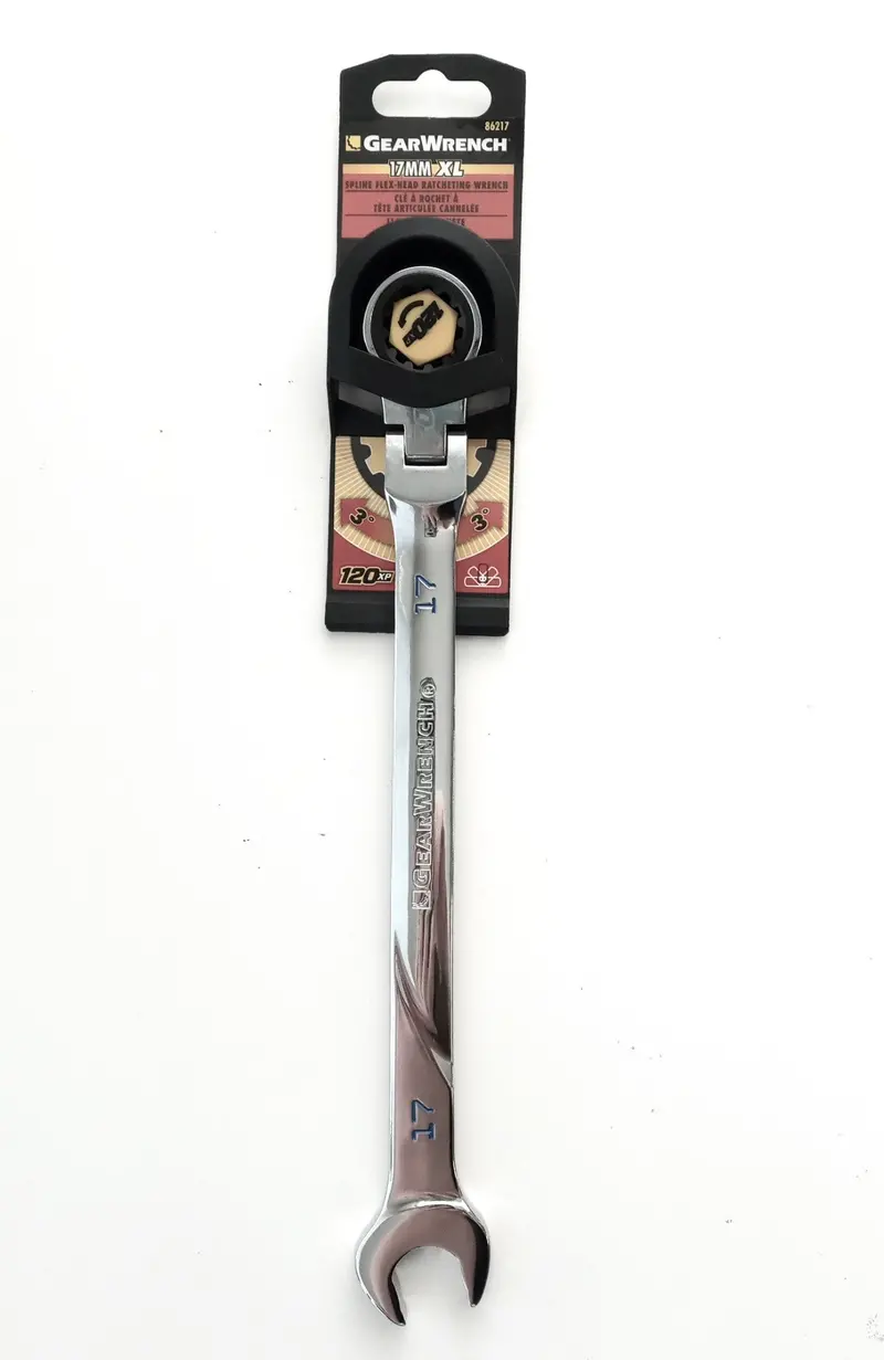 Gearwrench 86217 120Xp Universal Spline Ratchet Wrench, 17Mm Flex Head 1