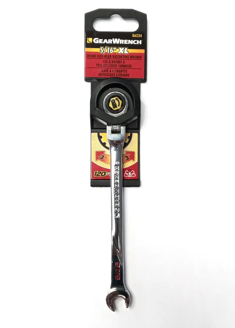 Gearwrench 86234 5/16-Inch 120Xp Universal Spline Xl Flex Ratcheting Wrench 1