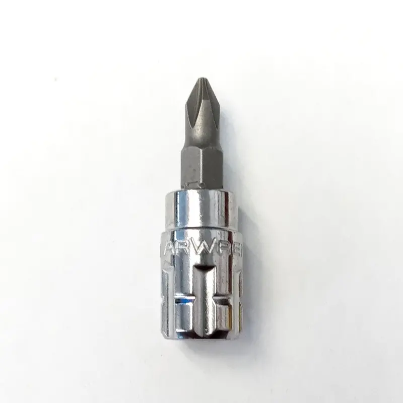 Gearwrench 89001D Bit Socket: #1 Phillips Vortex Pass-Thru, 1/4-Inch Drive 1