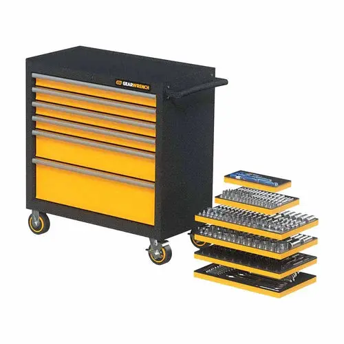 Gearwrench Megamod358 Metric Tool Set — 358-Piece Professional Mechanics Kit With Modular Foam Trays & Rolling Cabinet 1