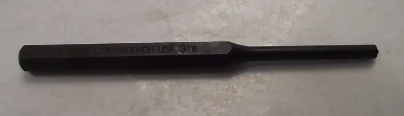 Gearwrench Usa-Crafted Roll Pin Punch: 3/16" X 5/16" X 4-1/2" 1