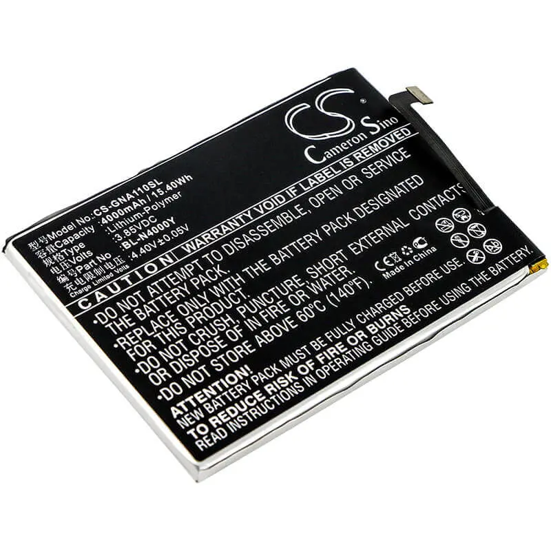 Gionee A1 Lite Smartphone Battery – 3.85V, 4000Mah Li-Polymer (15.4Wh), Bl-N4000Y 1