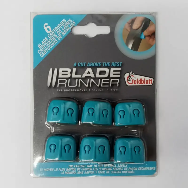 Goldblatt 15855 Blade Runner Drywall Cutter – 6-Piece Replacement Blade Set 1