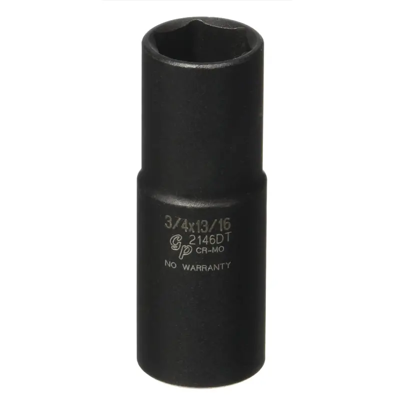 Grey Pneumatic 2146Dt Dual-Size Extra-Thin Wall Flip Socket: 3/4" And 13/16", 1/2" Drive 1