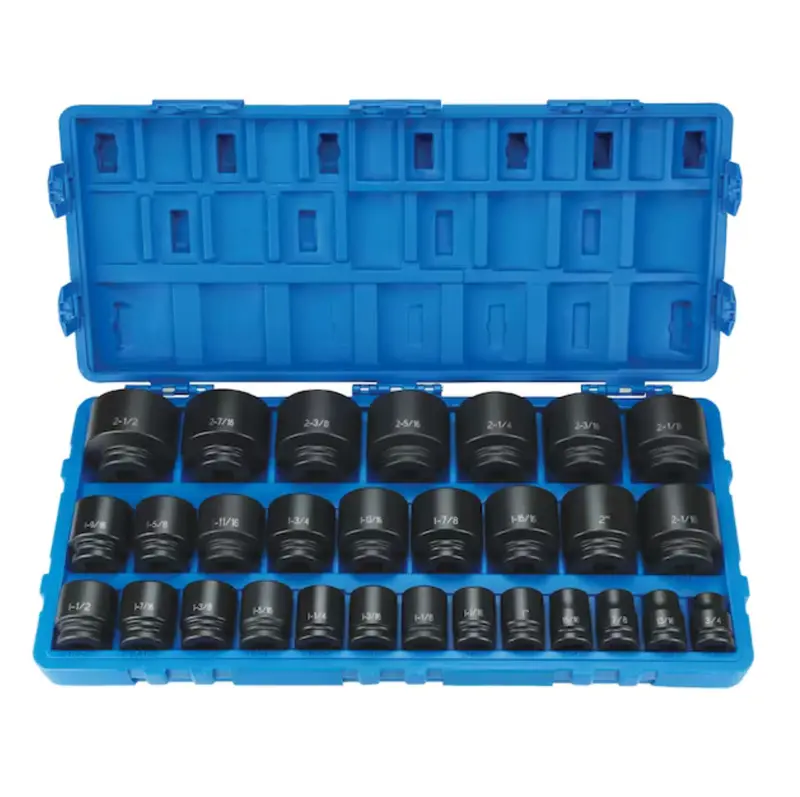 Grey Pneumatic 3/4" Drive Fractional Master Socket Set – 29-Piece (Model 8029) 1