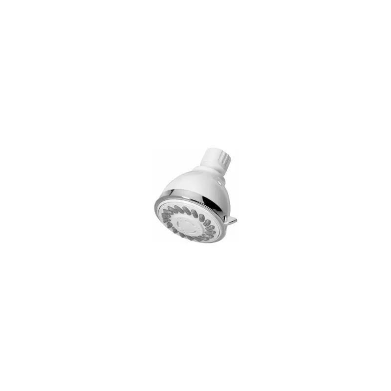 Homepointe 228623 Fixed Shower Head – 3 Spray Settings, Matte White Finish 1