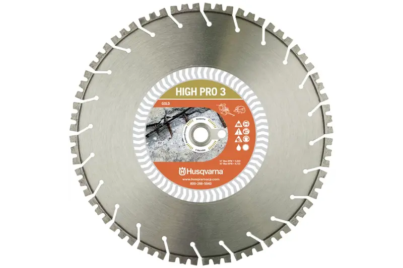 Husqvarna High-Pro 3 Concrete Cutting Blade 1