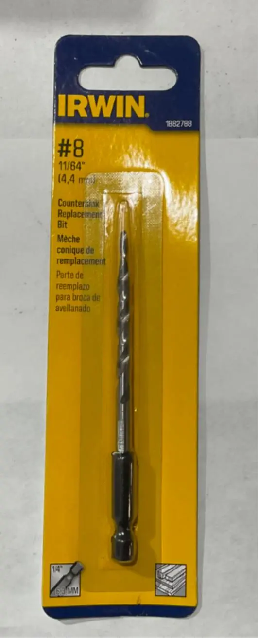Irwin #8 Countersink Bit Replacement – Precision Hss Tool For Clean Countersinking 1