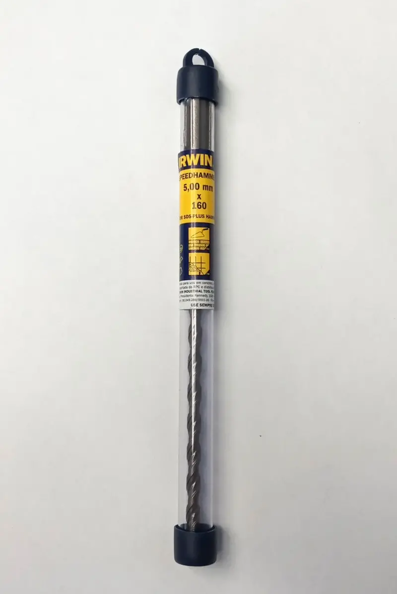 Irwin Carbide-Tipped Speedhammer Sds Plus Drill Bit – 5Mm X 160Mm For Fast Masonry Boring 1