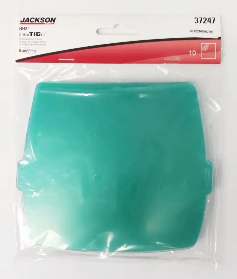 Jackson Safety Smartiger Clear Polycarbonate External Safety Plate (10-Pack, Model 37247) 1
