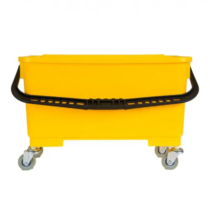 Johnny Vac 21-Liter Yellow Window Cleaning Bucket With Handle 1