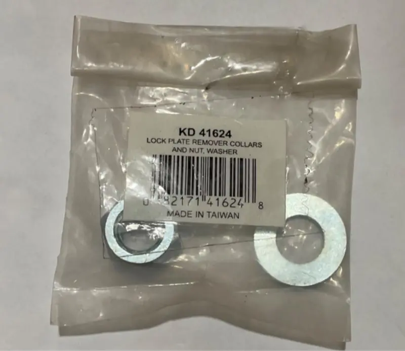 Kd 41624 Lock Plate Removal Tool Set With Collars, Nut, And Washer #44 1