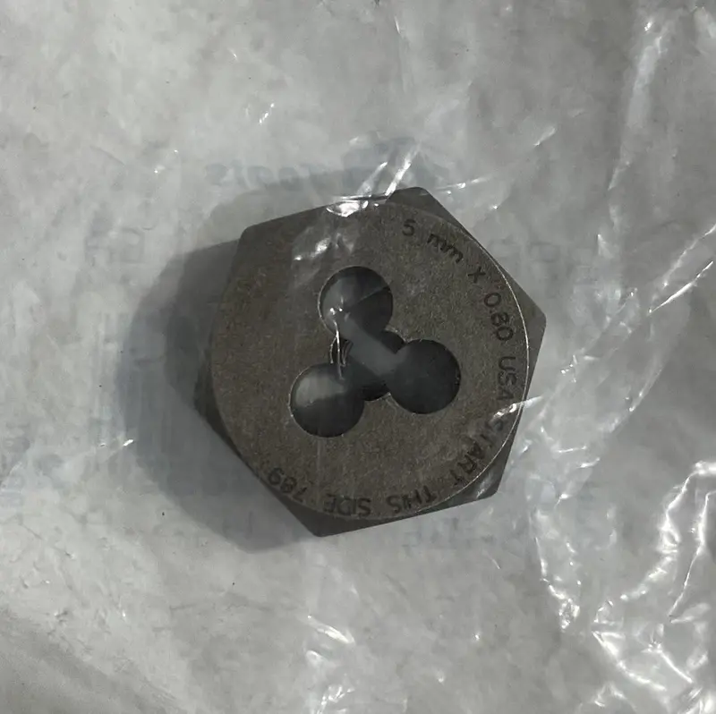 Kd Metric Thread Die – 5 Mm × 0.80 Mm Pitch, Precision-Machined Usa Tool 1