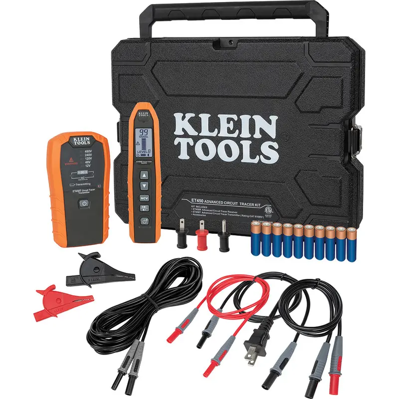 Klein Et450 Advanced Breaker Finder & Wire Tracer Kit 1