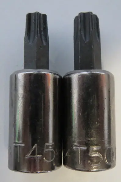 Kobalt 22363 Torx Bit Set – 3/8" Drive, Includes T45 & T50, Made In Usa 1