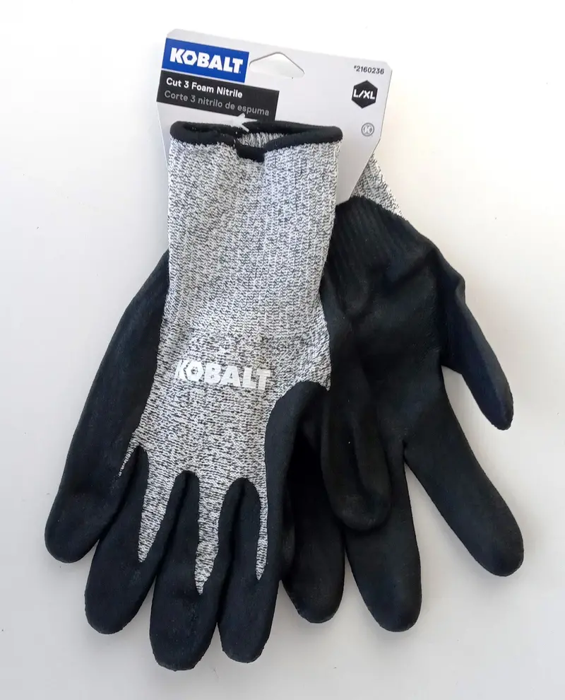 Kobalt Cut-Resistant Foam-Nitrile Heavy-Duty Work Gloves – Large/Xl (81592) 1