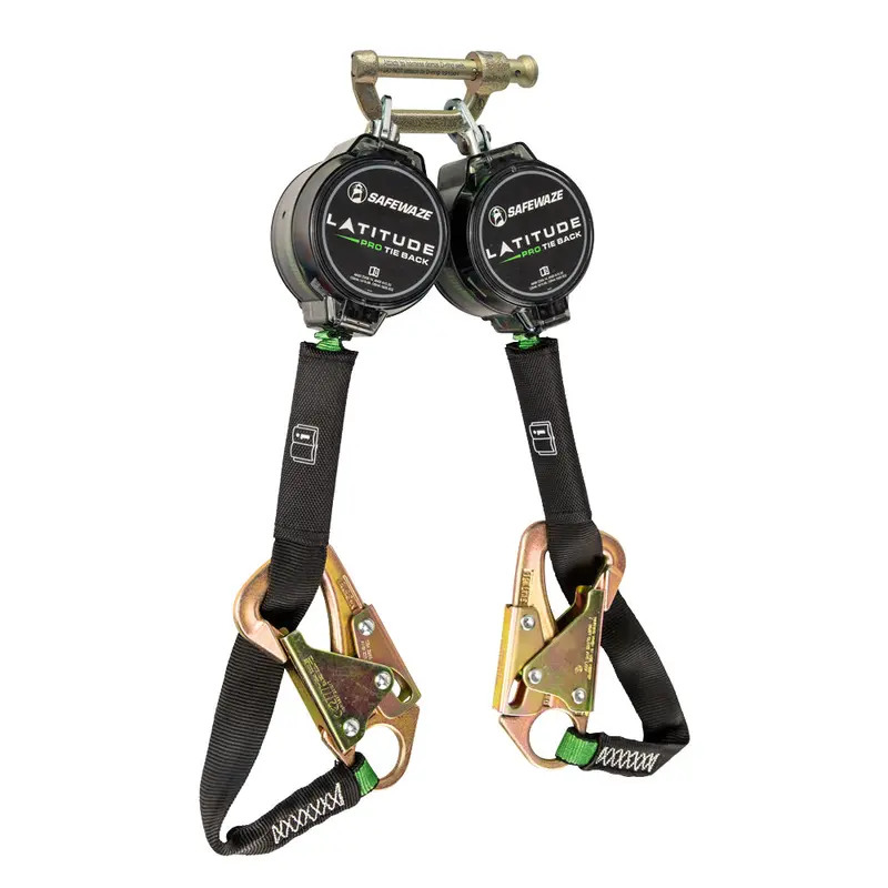 Latitude Pro Tie-Back 7-Foot Dual-Web Self-Retracting Lifeline With 20-Inch Tie-Back And 9012 Bwb Connector 1