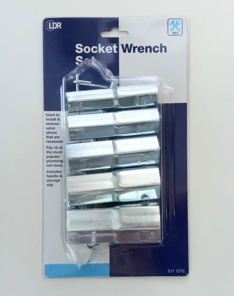 Ldr Plumbing Socket Wrench Set – 10-Piece Metric/Sae Combo Set (Model 511-1510) 1