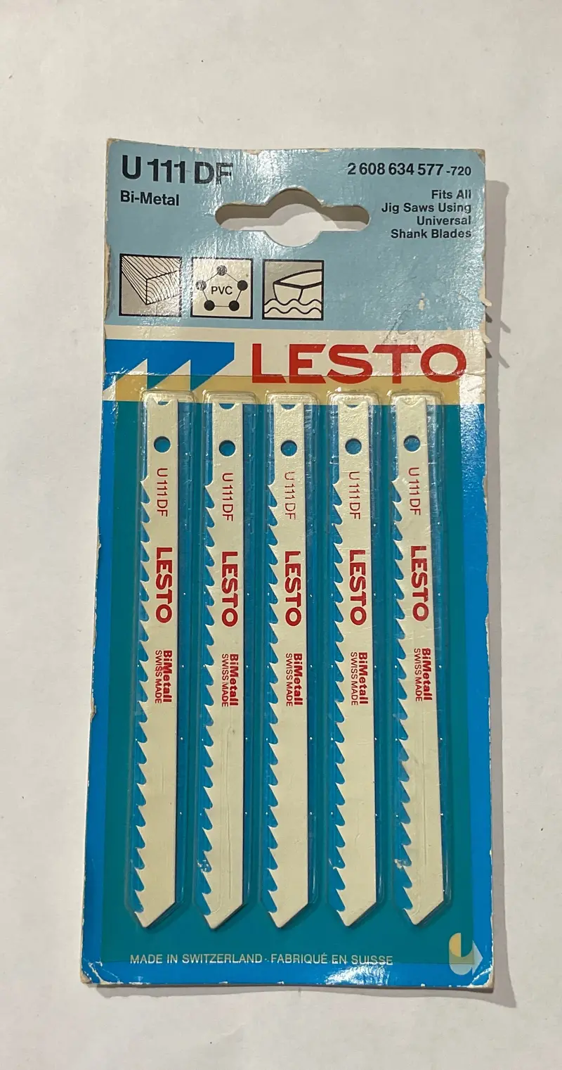 Lesto Bi-Metal Jig Saw Blades – 2-3/8-Inch, 5-Pack, Universal U-Shank Compatibility 1