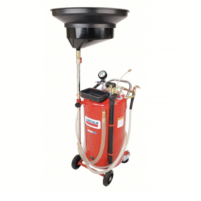 Lincoln 3639 Dual-Function Fluid Drain And Evacuation System — 25-Gallon Capacity 1