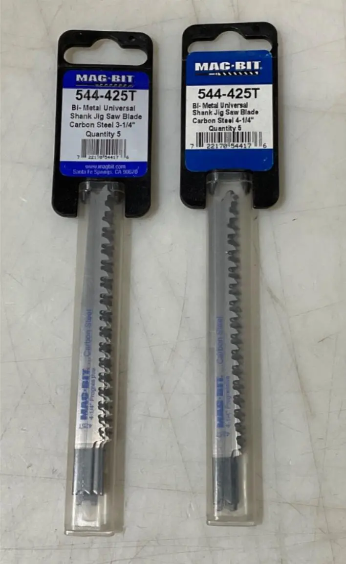 Mag-Bit 544-425T Bi-Metal Jigsaw Blades – 2 To 5 Pack, Universal Fit 1