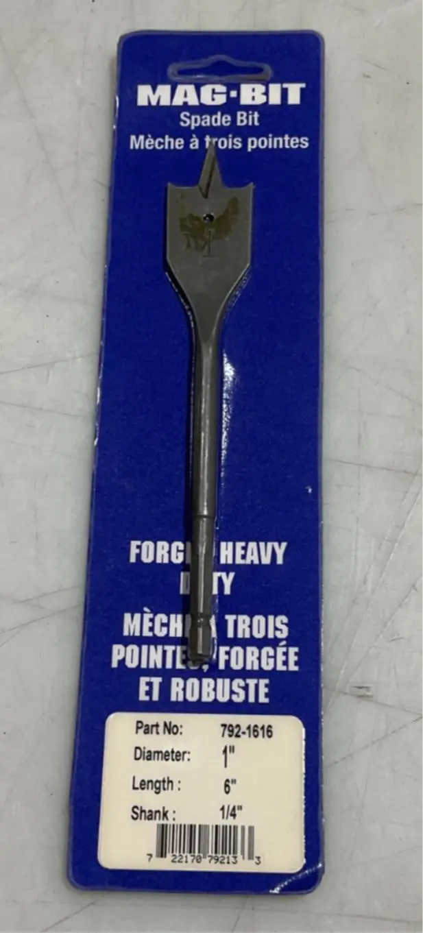 Mag-Bit 792-1616 1" X 6" Flat Spade Drill Bit For Wood 1